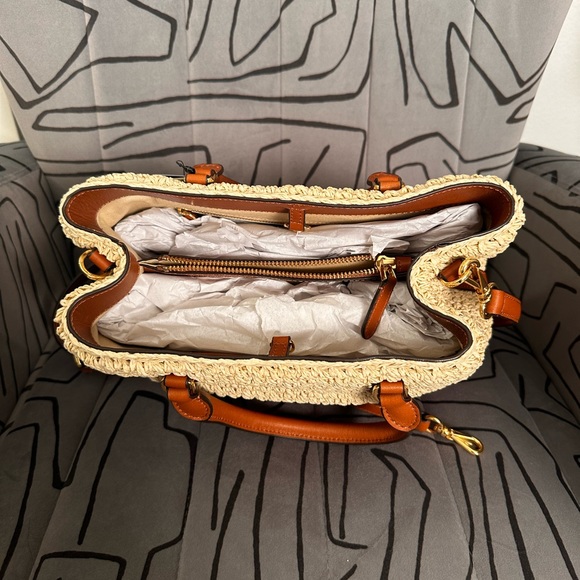 Gorgeous brand, new raffia, Ralph Lauren, straw vintage hand that - Picture 3 of 6